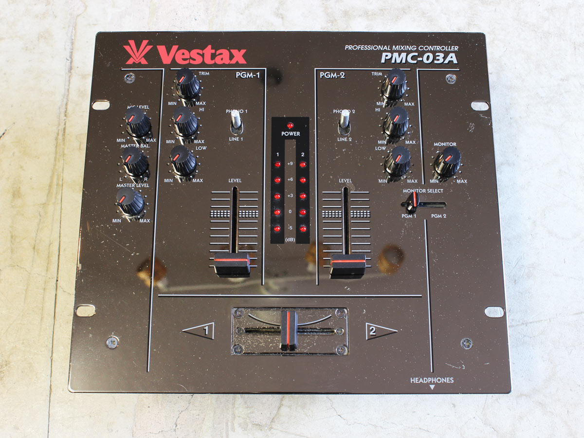 中古DJミキサー買取・藤沢市】VESTAX PMC-03A - パプリカ買取